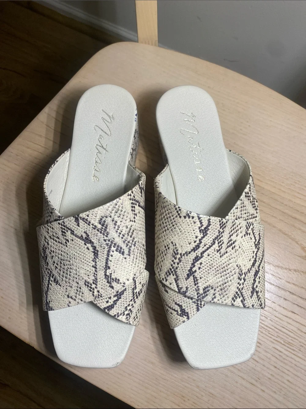 Matisse Frida Wedge Snake Print Platform Sandals – Women’s 9M